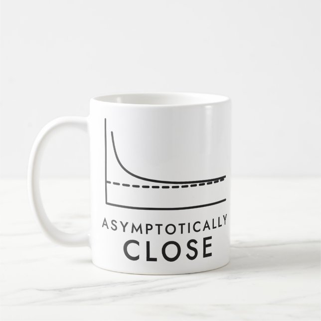 Asymptotically Close Calculus Graph Coffee Mug (Left)