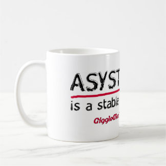Asystole Medical Humour Mug