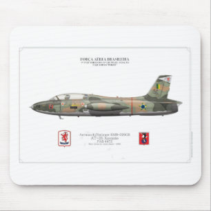 AT-26 Xavante (EMB-326G) - Brazilian Air Force Mouse Pad