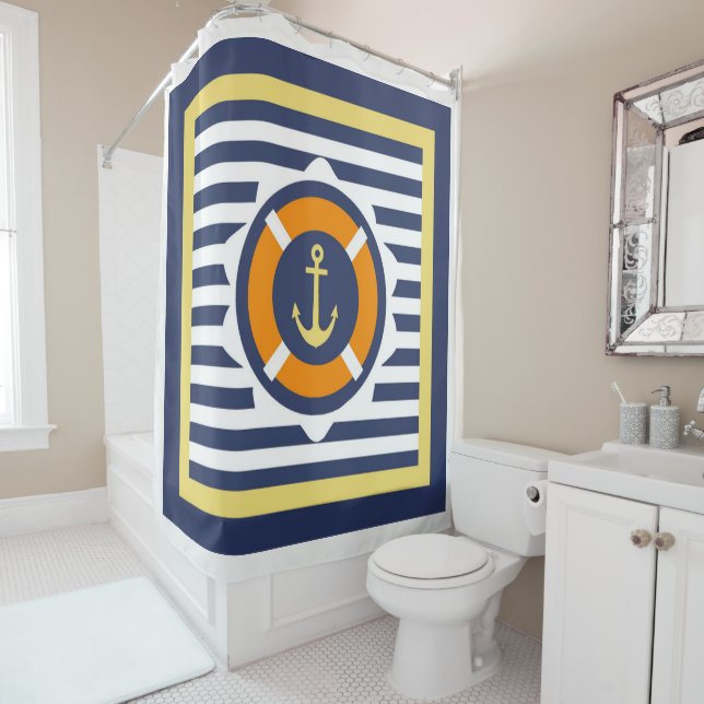 At Anchor Shower Curtain (In Situ)