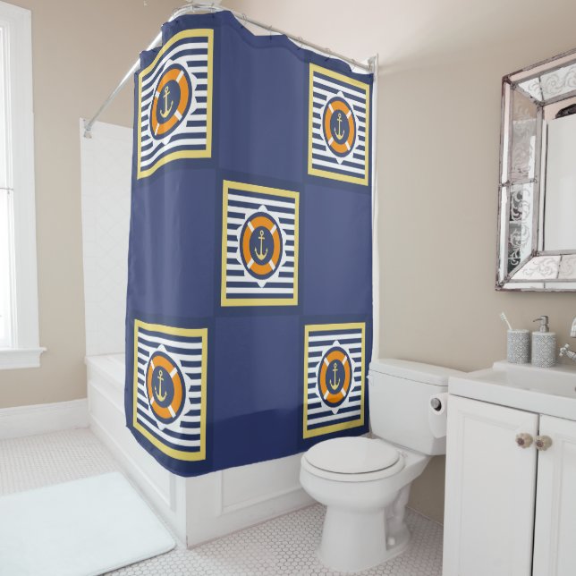 At Anchor Shower Curtain (In Situ)