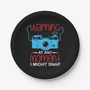 At Any Moment Photographer Might Snap Paper Plate