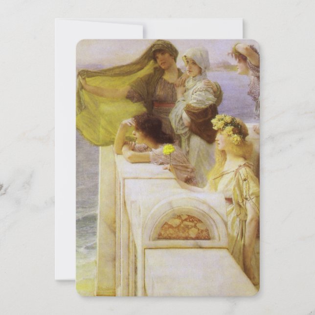 At Aphrodite's Cradle by Sir Lawrence Alma Tadema (Front)