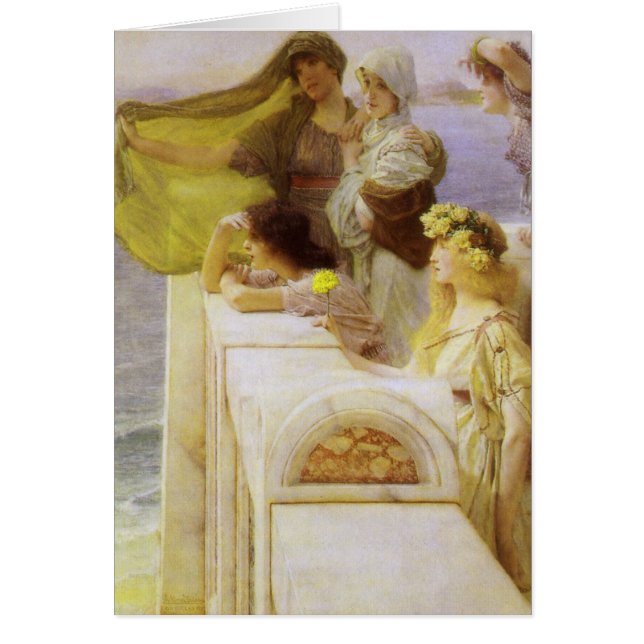 At Aphrodite's Cradle by Sir Lawrence Alma Tadema (Front)