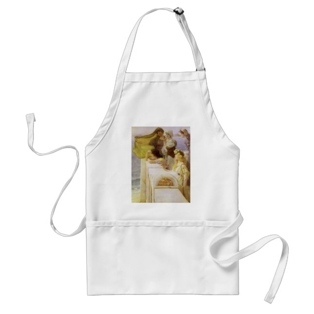 At Aphrodite's Cradle by Sir Lawrence Alma Tadema Standard Apron (Front)