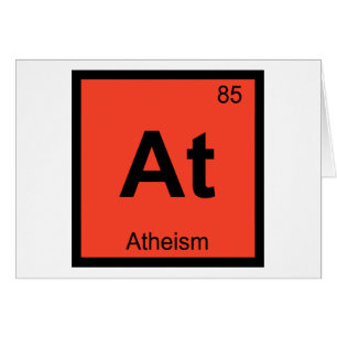 At - Atheism Philosophy Chemistry Symbol