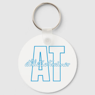 AT Athletic Trainer Blue Key Ring