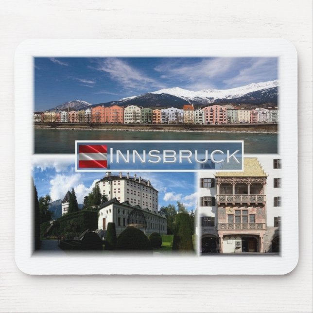 AT Austria - Innsbruck Tyrol - Mouse Pad (Front)