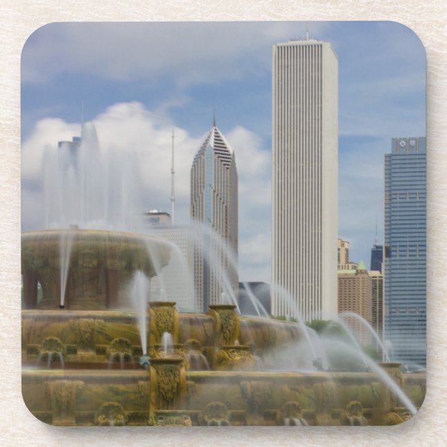 At Buckingham Fountain Coaster (Front)