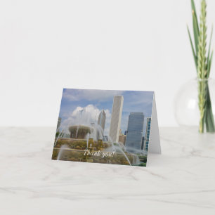 At Buckingham Fountain Thank You Card