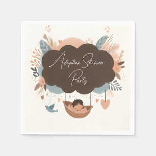 At Child Old Son Boho Fun Adoption Day Baby Shower Napkin