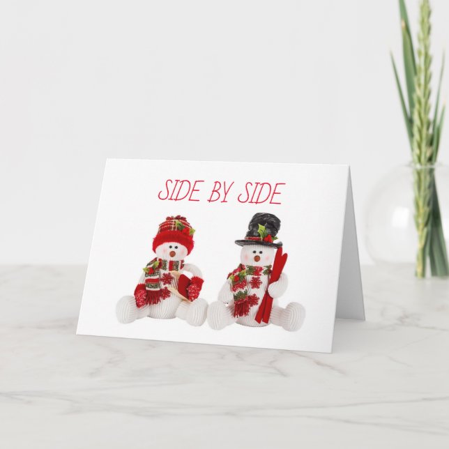 AT CHRISTMAS/EVERY DAY SIDE BY SIDE WITH YOU CARD (Front)