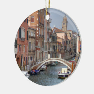 At Dorsoduro, Venice Italy Ceramic Tree Decoration