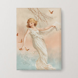 "At Easter Joy" - Vintage Print, L. Prang & Co.