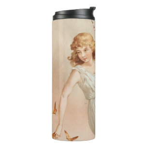 "At Easter Joy" - Vintage Print, L. Prang & Co. Thermal Tumbler