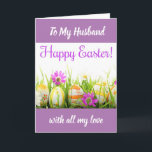 **AT EASTER** "LOVE" TO MY HUSBAND CARD<br><div class="desc">LET HIM KNOW OF YOUR  LOVE WITH THIS BEAUTIFUL "EASTER CARD" AND THANKS FOR STOPPING BY 1 OF MY I STORES~~</div>