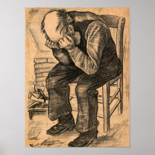 At Eternity's Gate, 1882 by Vincent van Gogh Poster