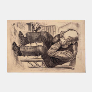 At Eternitys Gate - Van Gogh Floor Mat