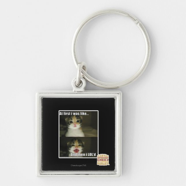 At first I was like Key Ring (Front)