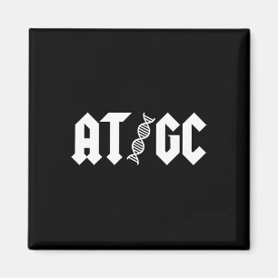 At Gc Biology Dna Strand Double Helix Teacher Stud Magnet
