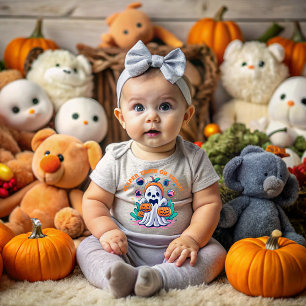 At Halloween Treat or trick, diaper!" Baby T-Shirt