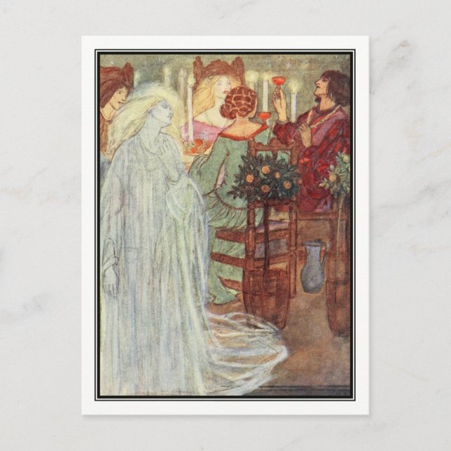 At Home by Florence Harrison Postcard (Front)