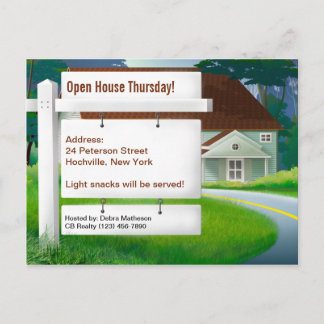 At Home Real Estate Postcard