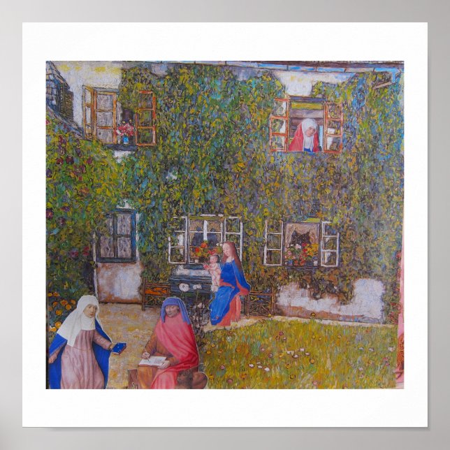 At Home with the Folks at Klimt's House Poster (Front)