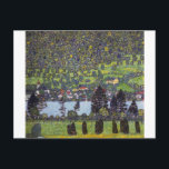 At Lake Atter, Gustav Klimt Postcard<br><div class="desc">Gustav Klimt (July 14, 1862 – February 6, 1918) was an Austrian symbolist painter and one of the most prominent members of the Vienna Secession movement. Klimt is noted for his paintings, murals, sketches, and other objets d'art. In addition to his figurative works, which include allegories and portraits, he painted...</div>