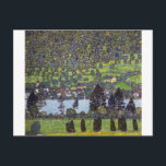 At Lake Atter, Gustav Klimt Postcard<br><div class="desc">Gustav Klimt (July 14, 1862 – February 6, 1918) was an Austrian symbolist painter and one of the most prominent members of the Vienna Secession movement. Klimt is noted for his paintings, murals, sketches, and other objets d'art. In addition to his figurative works, which include allegories and portraits, he painted...</div>