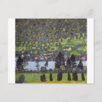 At Lake Atter, Gustav Klimt