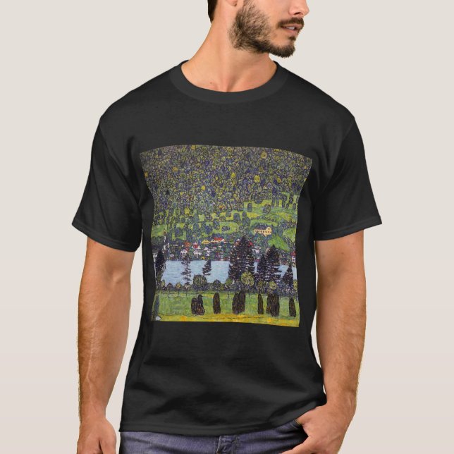 At Lake Atter, Gustav Klimt T-Shirt (Front)