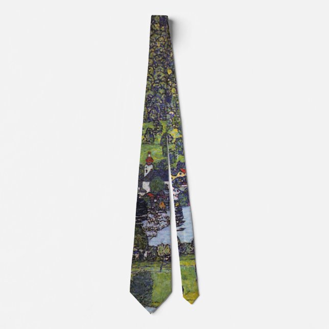 At Lake Atter, Gustav Klimt Tie (Front)