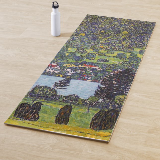 At Lake Atter, Gustav Klimt Yoga Mat (In Situ)
