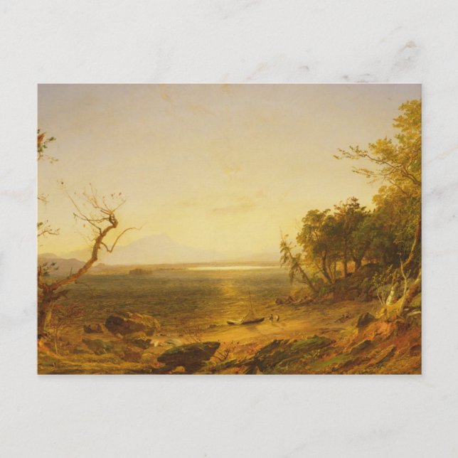 At Lake George Postcard (Front)