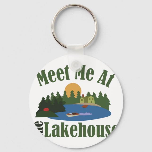 At Lake House Key Ring (Front)