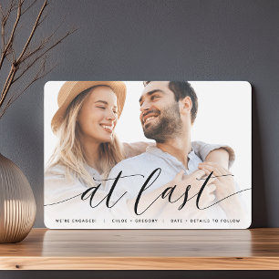 At Last Full Photo Engagement Announcement