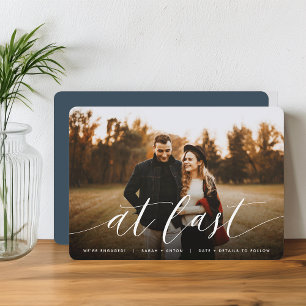 At Last Full Photo Engagement Announcement