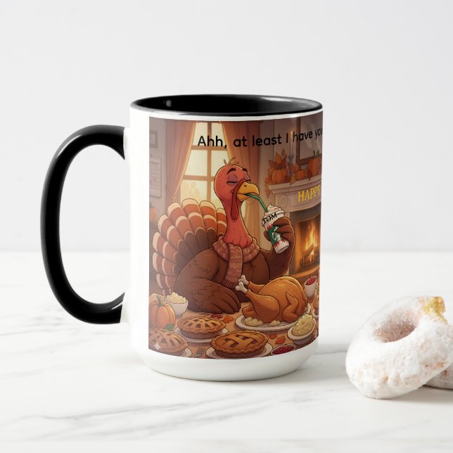 At least I Have You Thanksgiving Mug (With Donut)