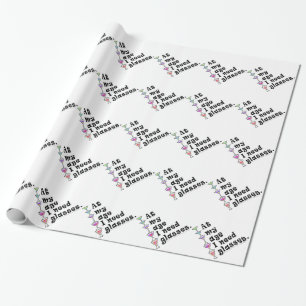At My Age I Need GLASSES (Cocktail Humour) Wrapping Paper