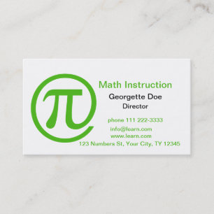 At Pi Kelly Green Business Card