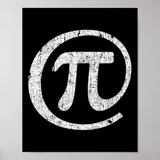 At Pi Symbol @ Math Geek Pi Day  Poster (Front)