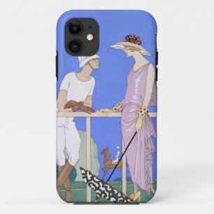 At Polo, 1920-29 (pochoir print) iPhone 11 Case