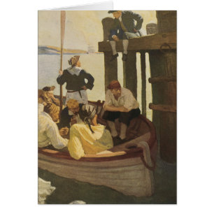 At Queen's Ferry by NC Wyeth, Vintage Pirates