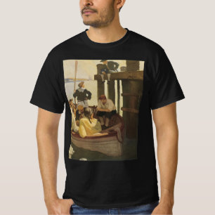 At Queen's Ferry by NC Wyeth, Vintage Pirates T-Shirt