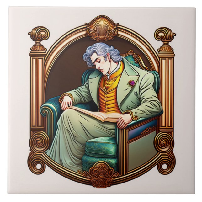 At Rest Ceramic Tile (Front)