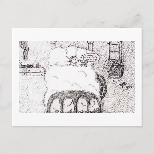 At Rest With Bear Postcard (Front)