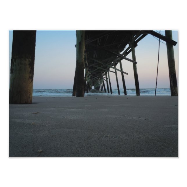 At Sea Level - Oak Island, NC Photo Print (Front)