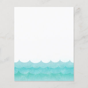 At Sea Nautical Wedding Flyers