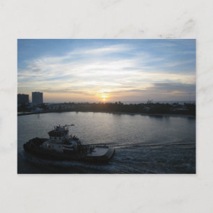 At Sea Postcard
